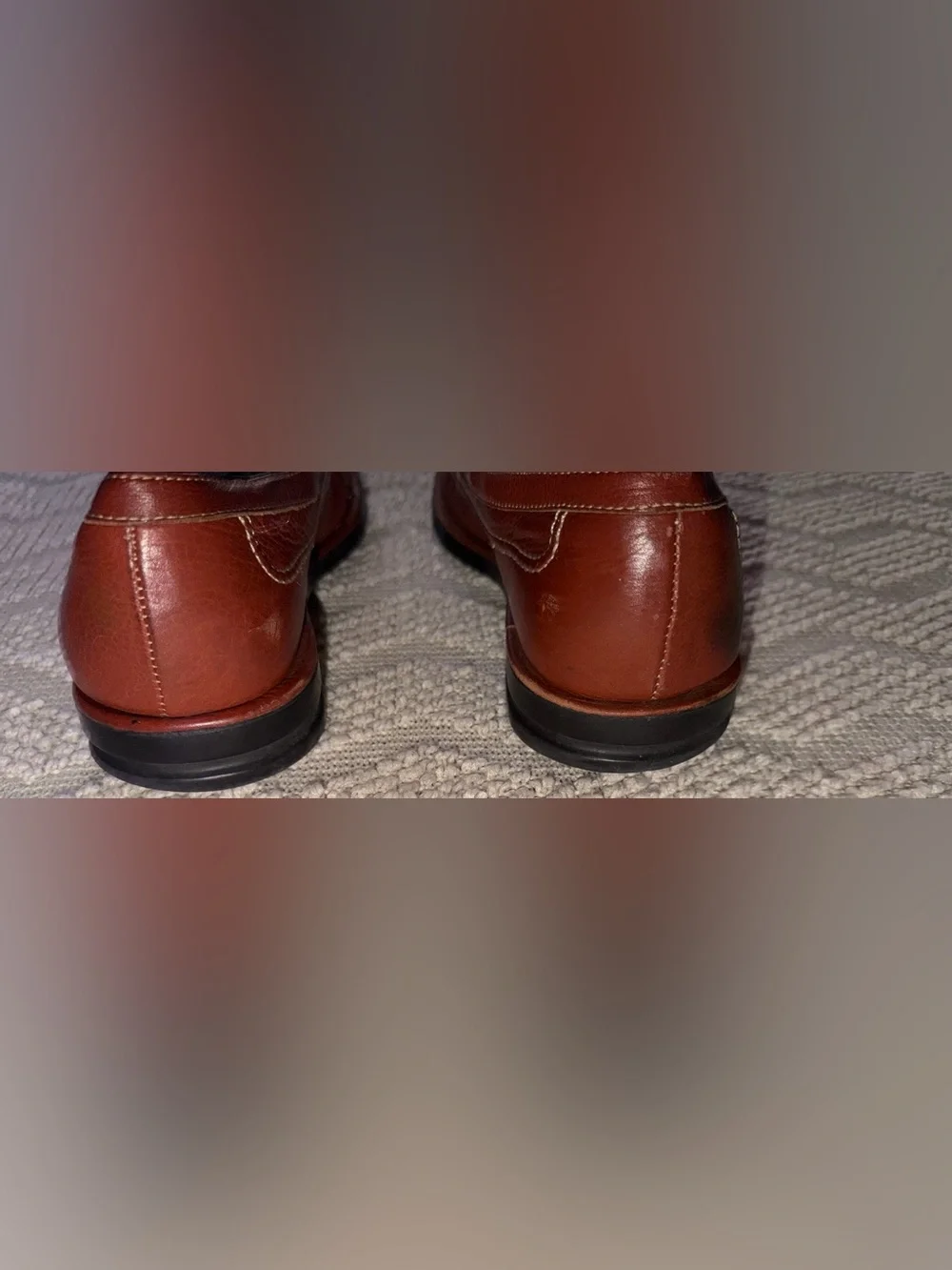 Sandro Moscoloni Comfortwalk Men's Brown Leather Slip On Loafers 11 D Brazil